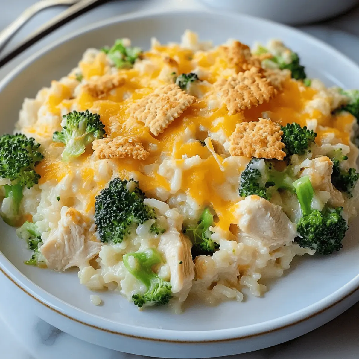 Broccoli Cheddar Chicken and Rice Casserole Made Easy 4 Broccoli Cheddar Chicken and Rice Casserole