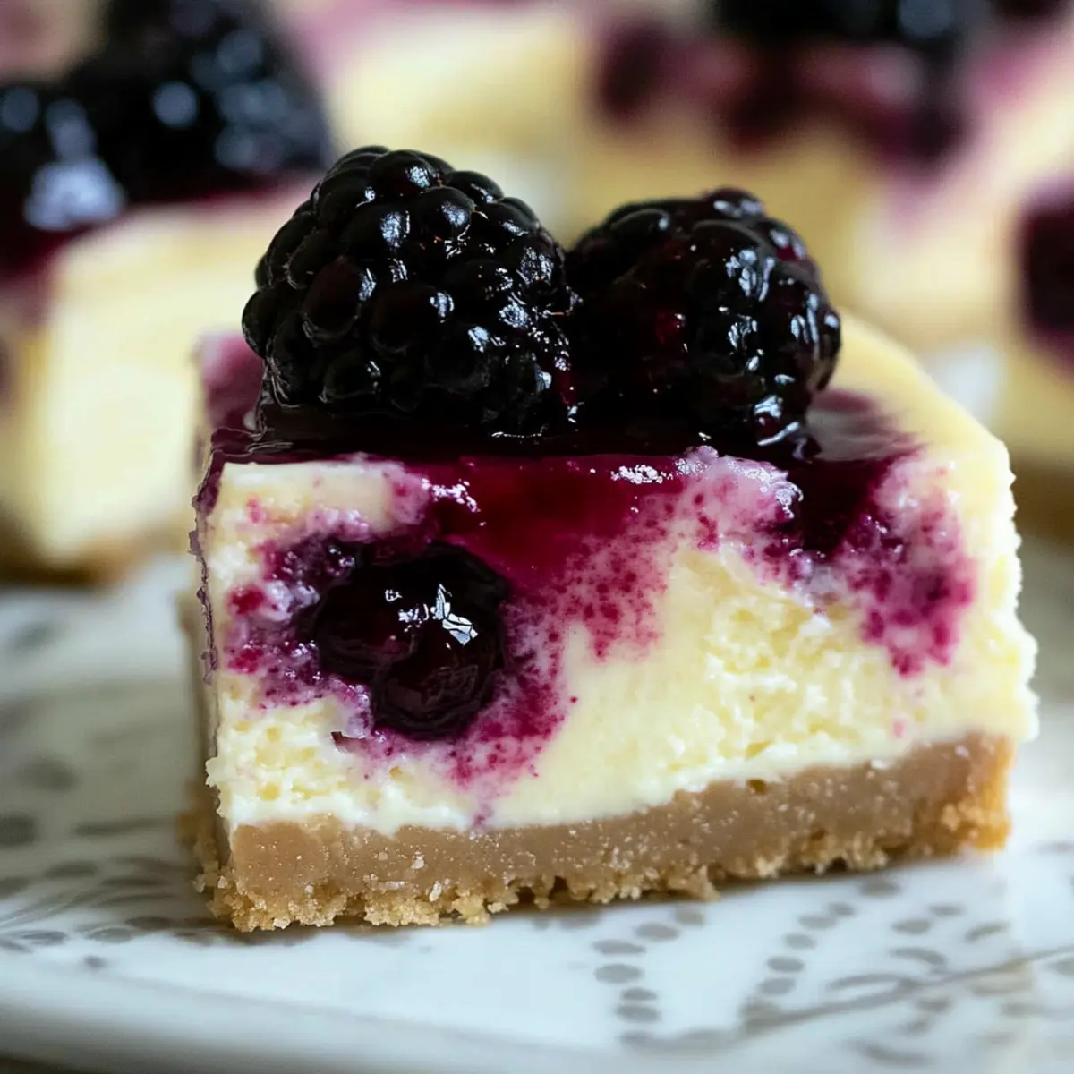 Blackberry Lemon Cheesecake Bites: Guilt-Free Sweet Treats 4 Blackberry Lemon Cheesecake Bites