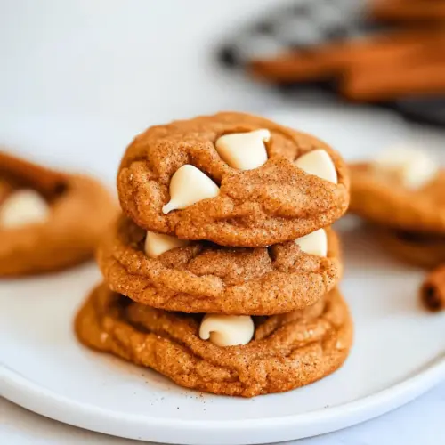White Chocolate Pumpkin Snickerdoodles