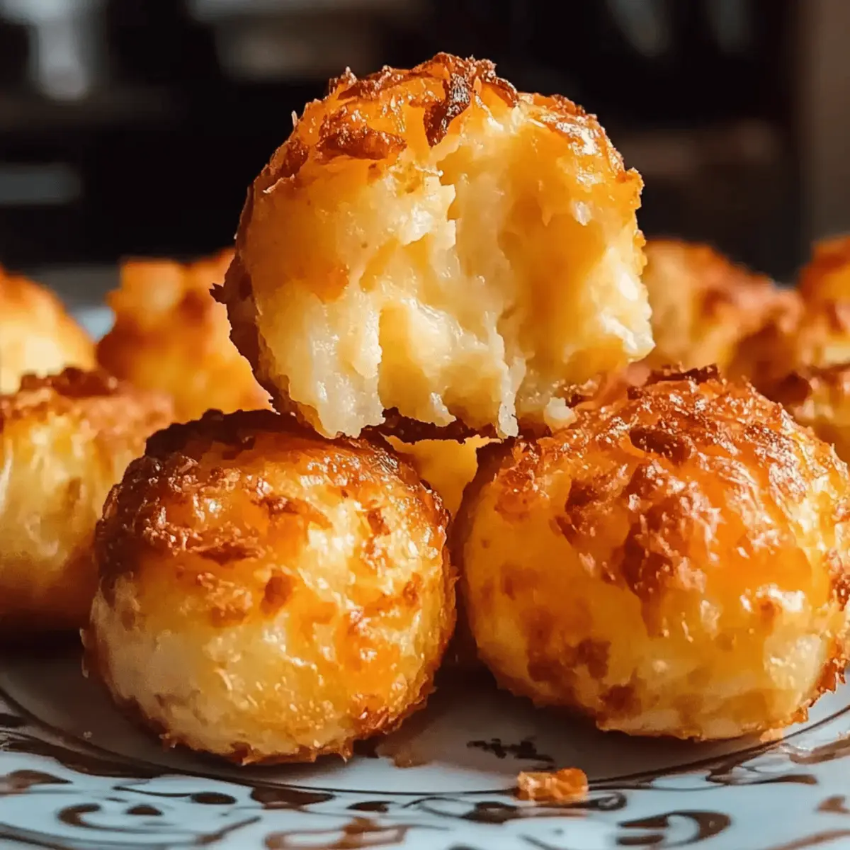 Mashed Potato Cheese Puffs
