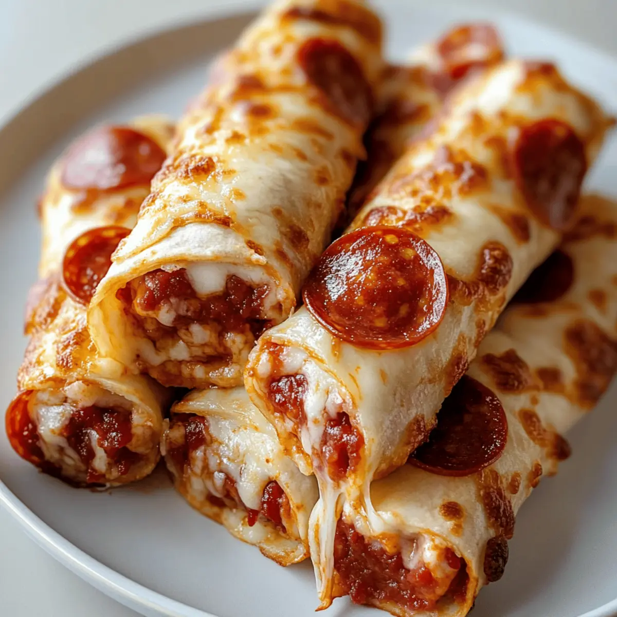 Cheesy Pepperoni Pizza Roll Ups for Quick Guilt-Free Snacking 4 Cheesy Pepperoni Pizza Roll Ups