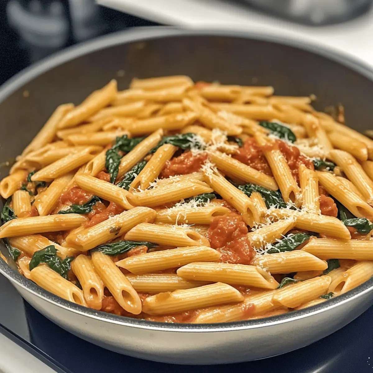One-Pot Spinach Tomato Pasta: Quick Comfort Food Delight 4 One-Pot Spinach Tomato Pasta