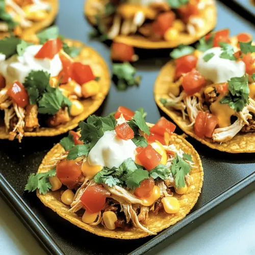 Mexican Rotisserie Chicken Tostadas