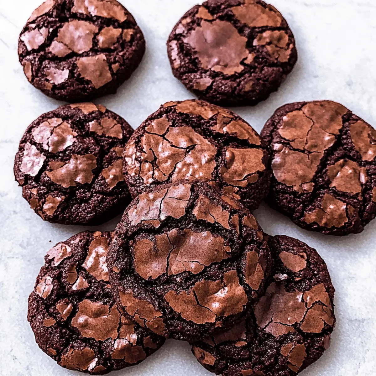 Fudgy Chocolate Brownie Cookies