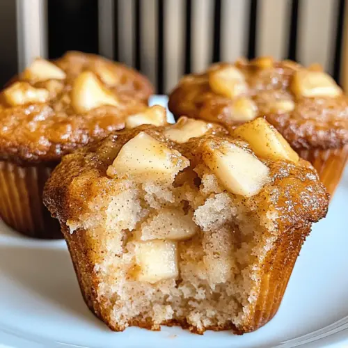 Apple Cinnamon Greek Yogurt Muffins