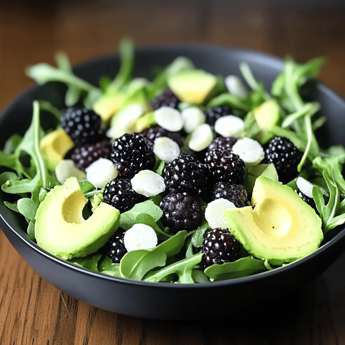 Blackberry Avocado and Arugula Salad giujs8