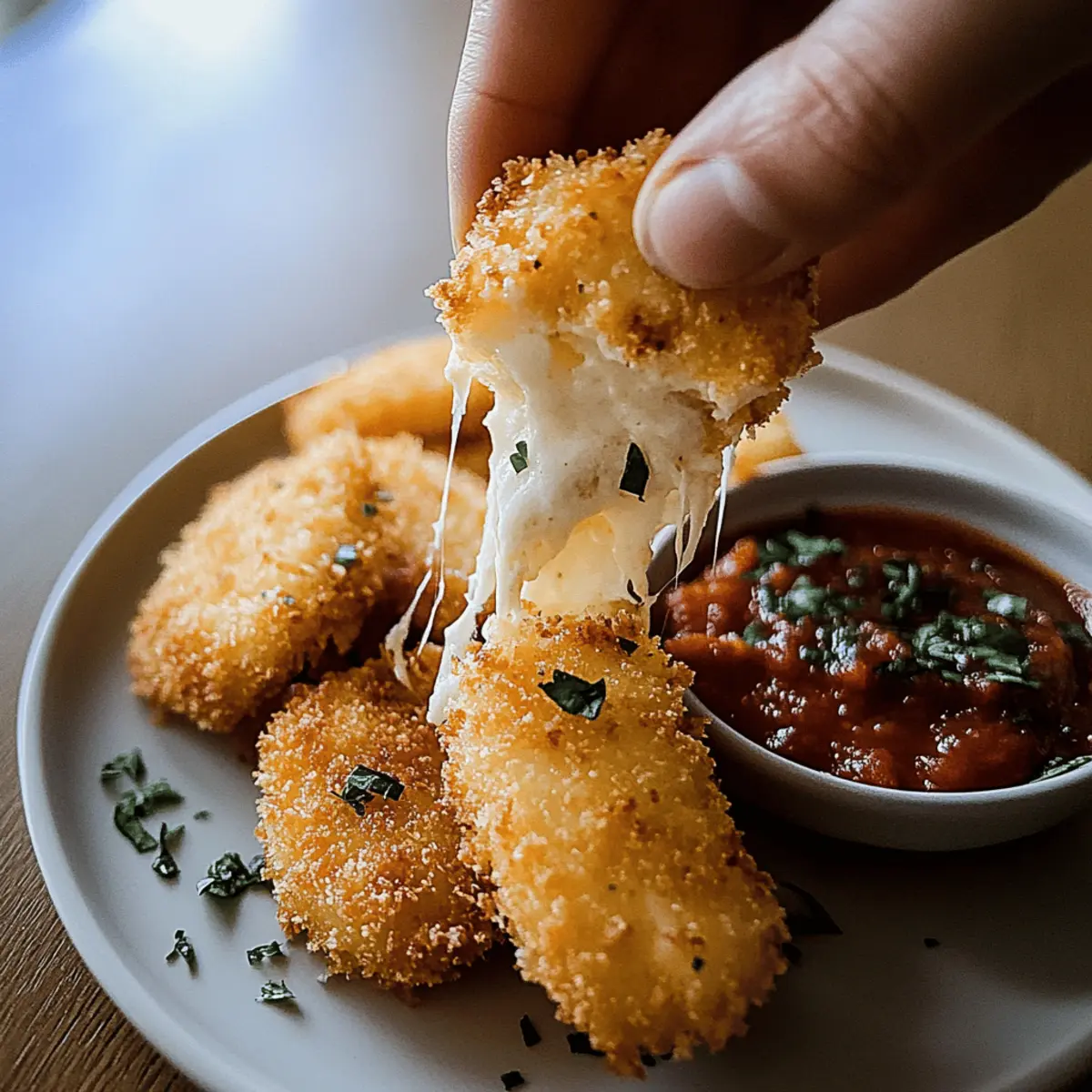 Blackstone Fried Mozzarella hiwvgv