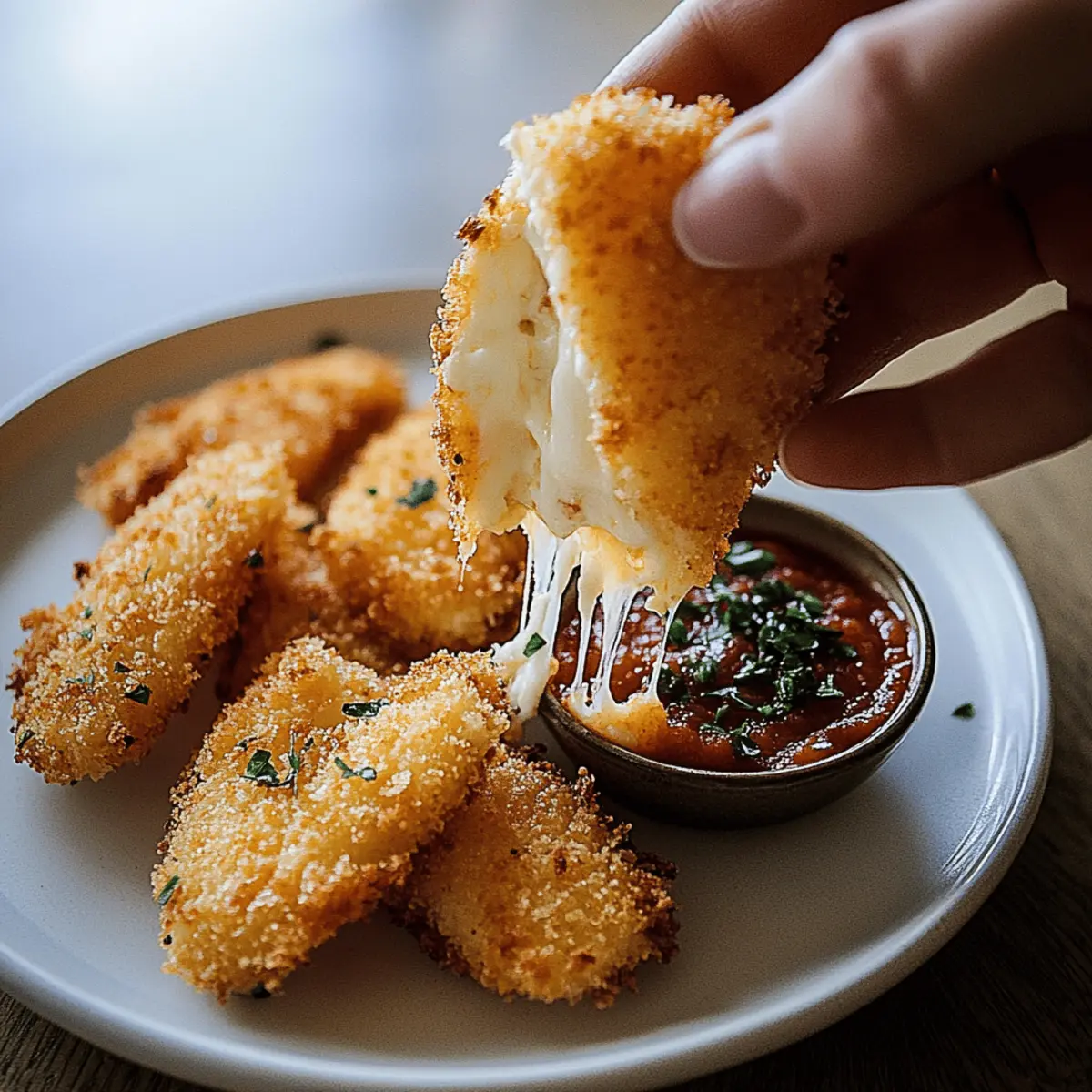 Blackstone Fried Mozzarella qawkyi
