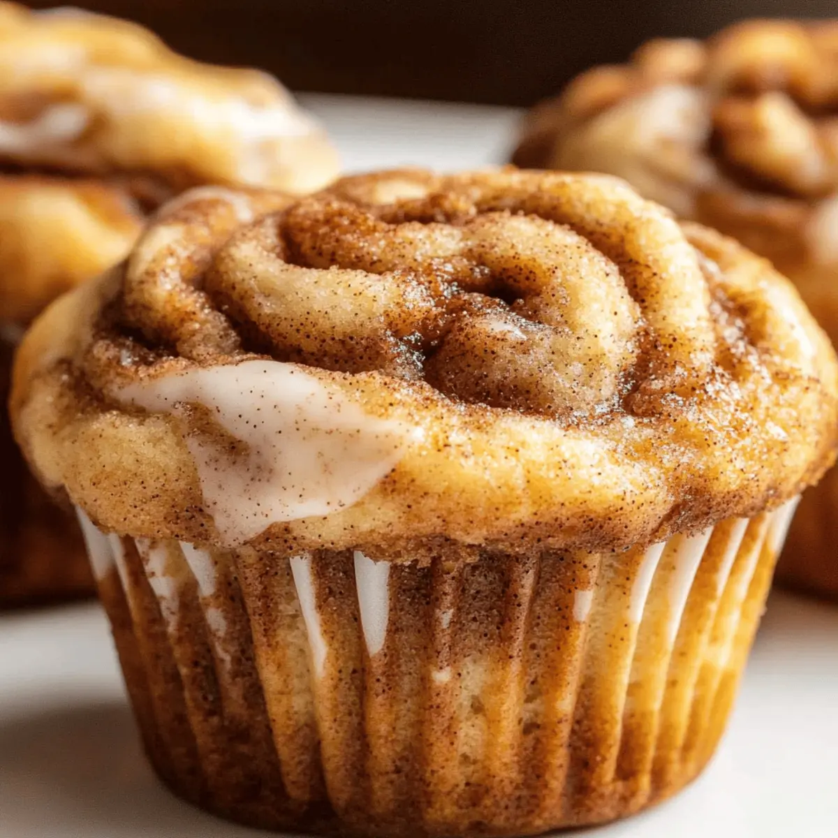 Cinnamon Roll Protein Muffins edkkmw