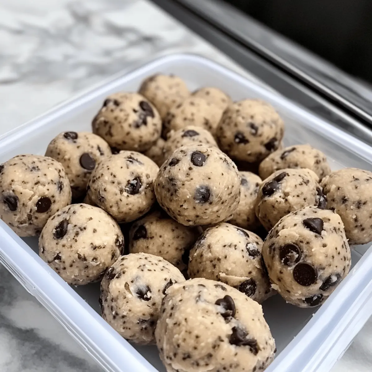 Cookie Dough Protein Balls bofpwm