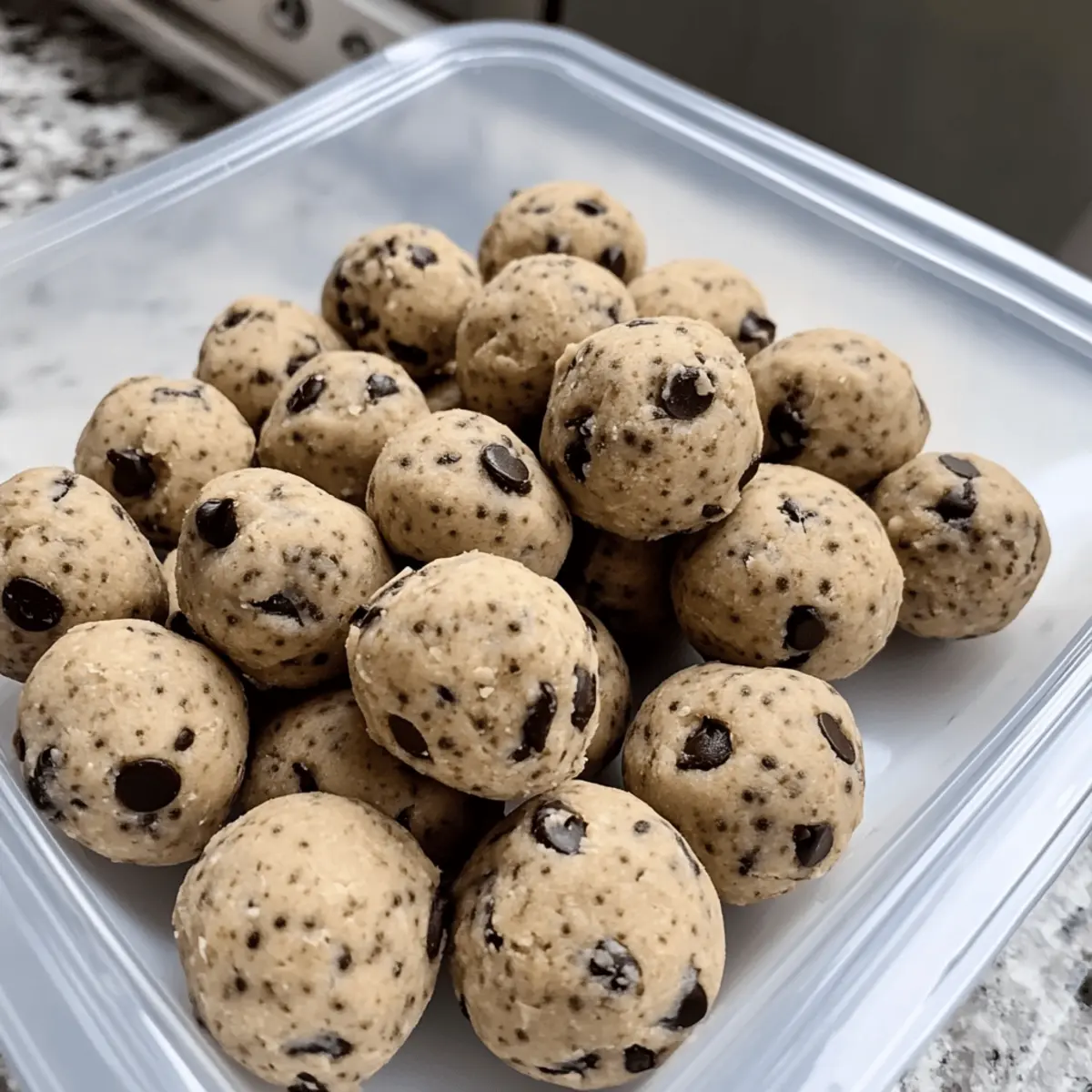 Cookie Dough Protein Balls zvsays