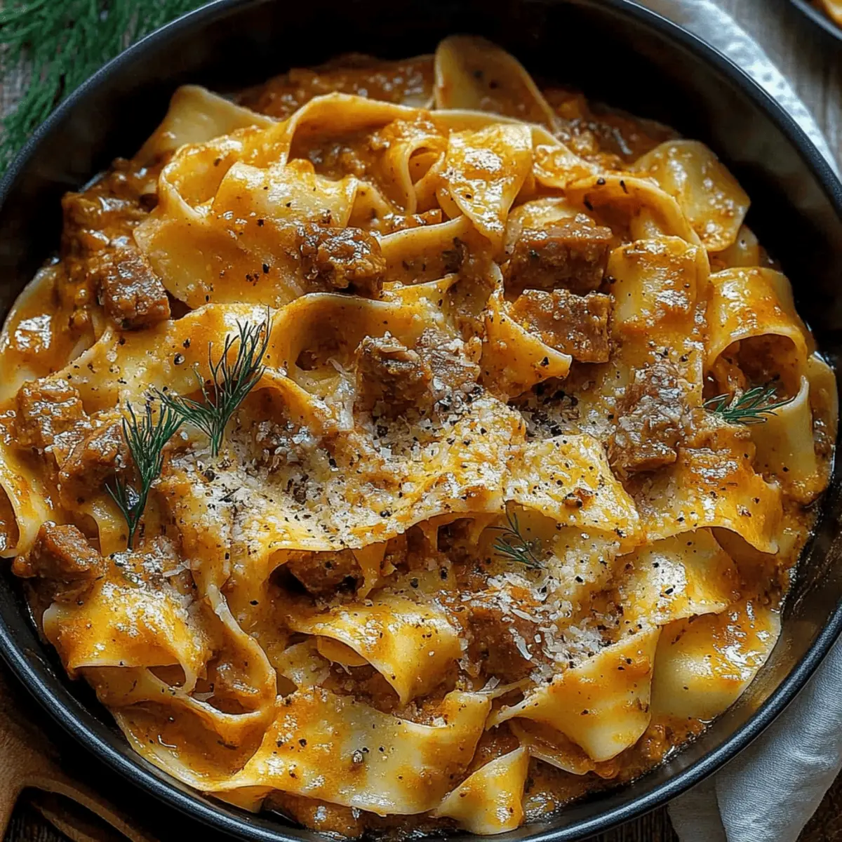 Creamy Pappardelle Pasta hdc5bt