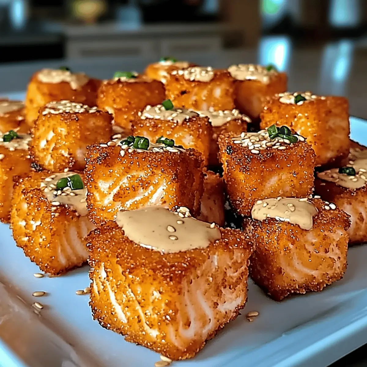 Crispy Bang Bang Salmon Bites zzsig9