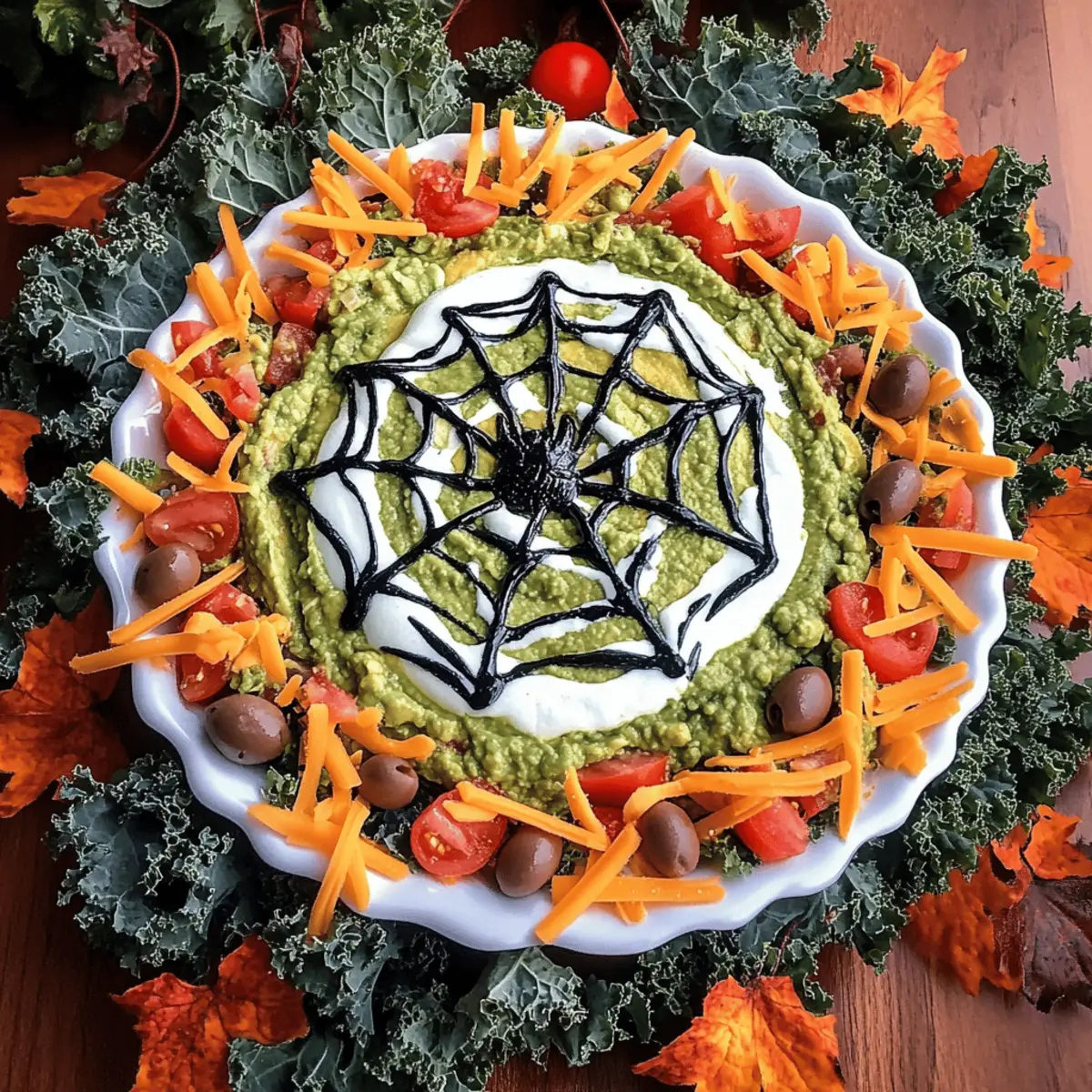 Halloween Taco Dip kjrpul