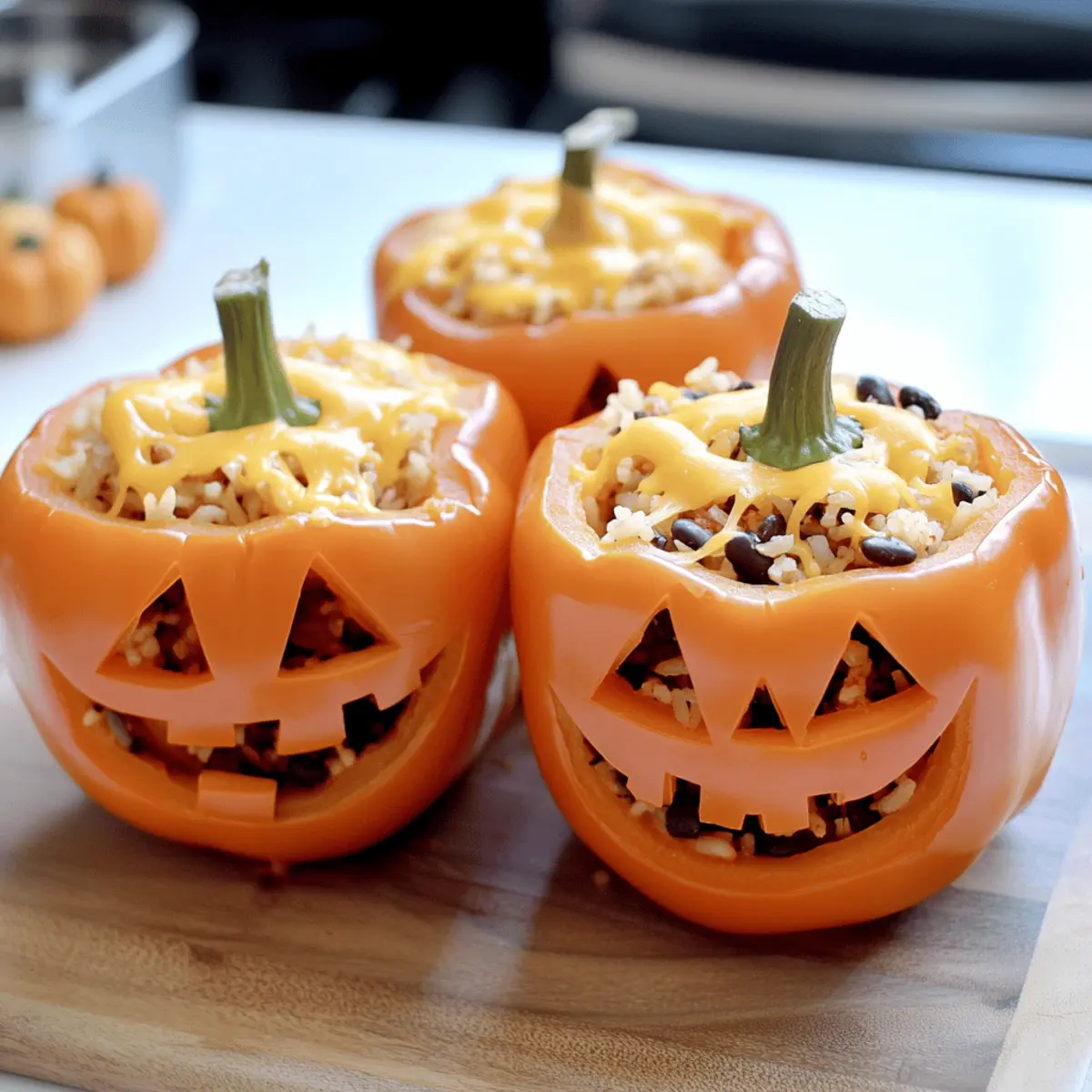 SHREDDED CHICKEN RICE STUFFED PEPPERS gb2f9q