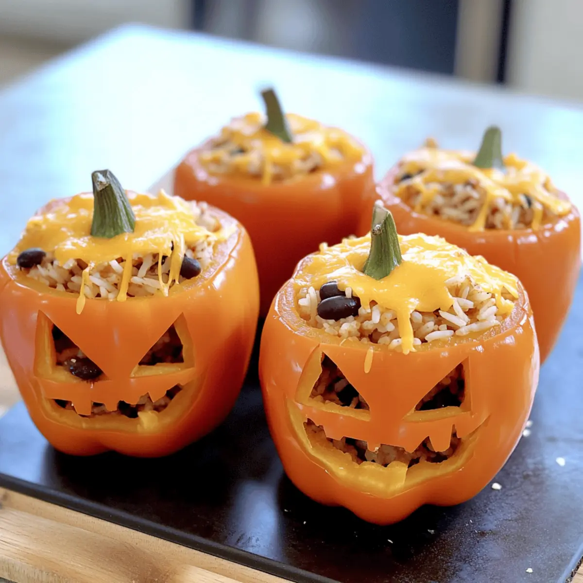 SHREDDED CHICKEN RICE STUFFED PEPPERS gcci6i