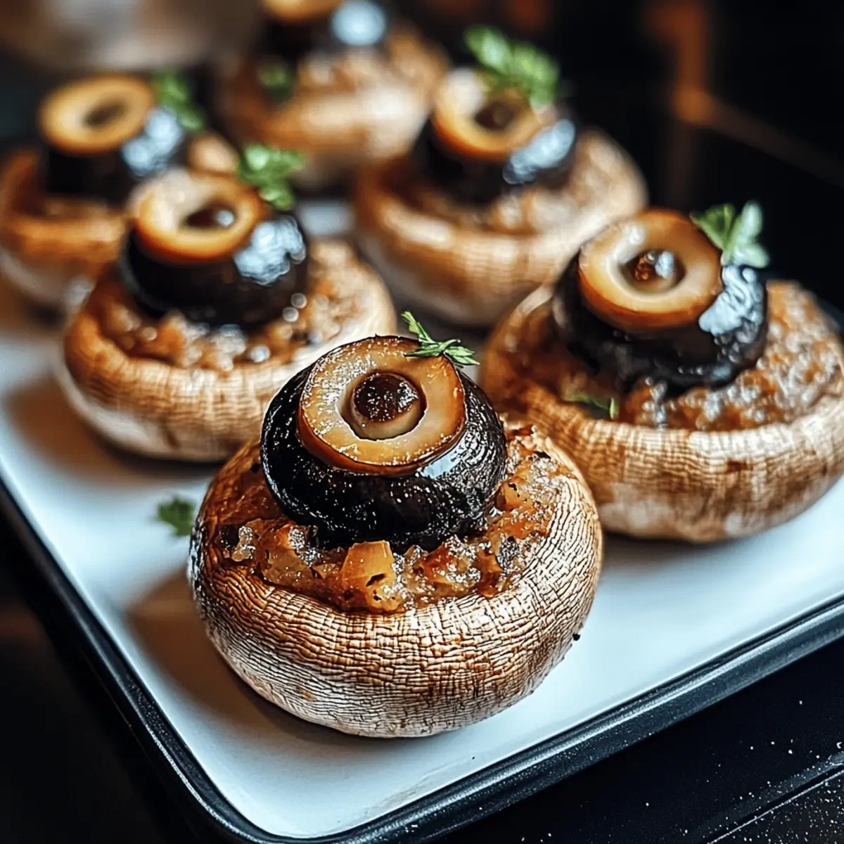 Stuffed Mushroom Eyeballs opm09z