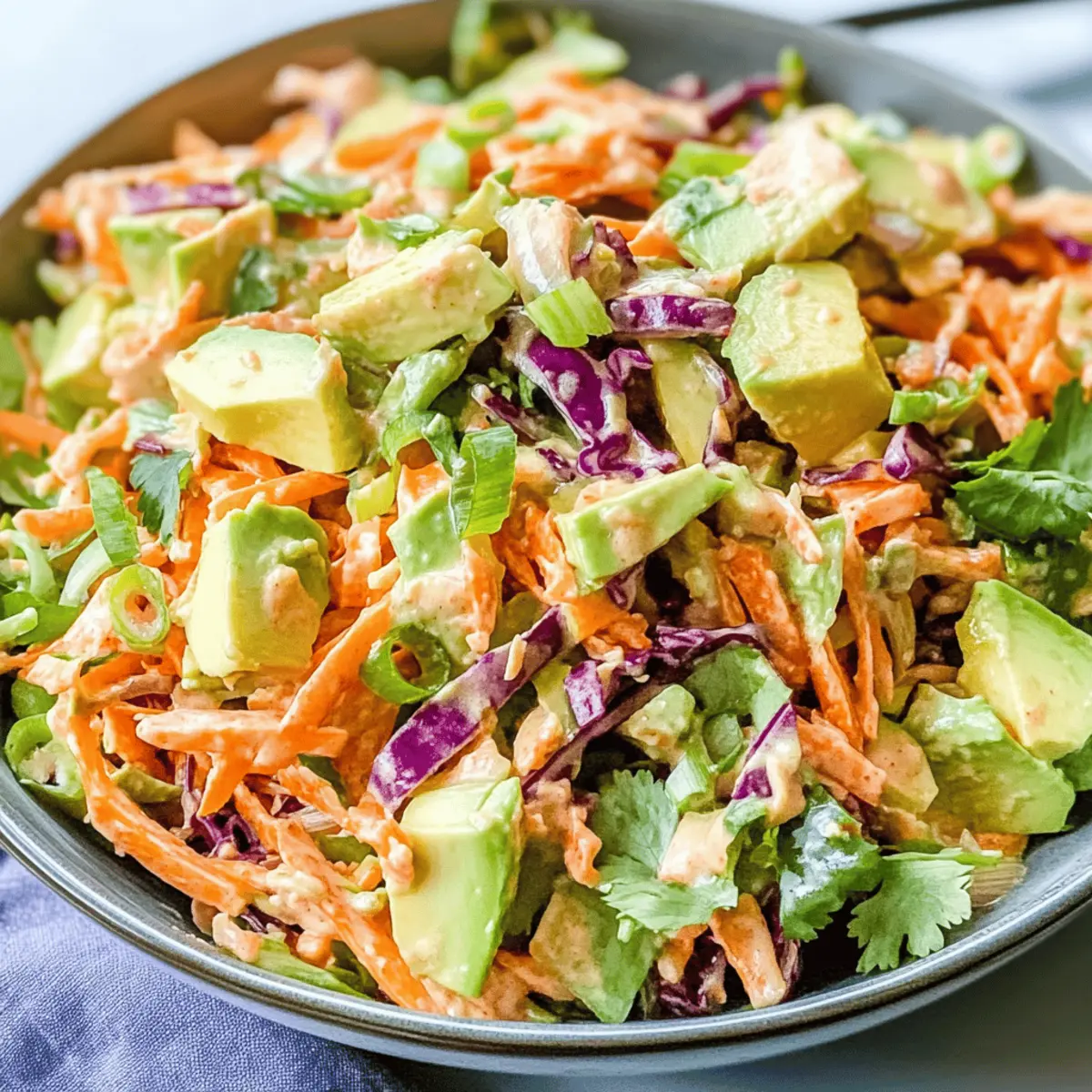 Vibrant Shredded Thai Salad with Avocado stziul