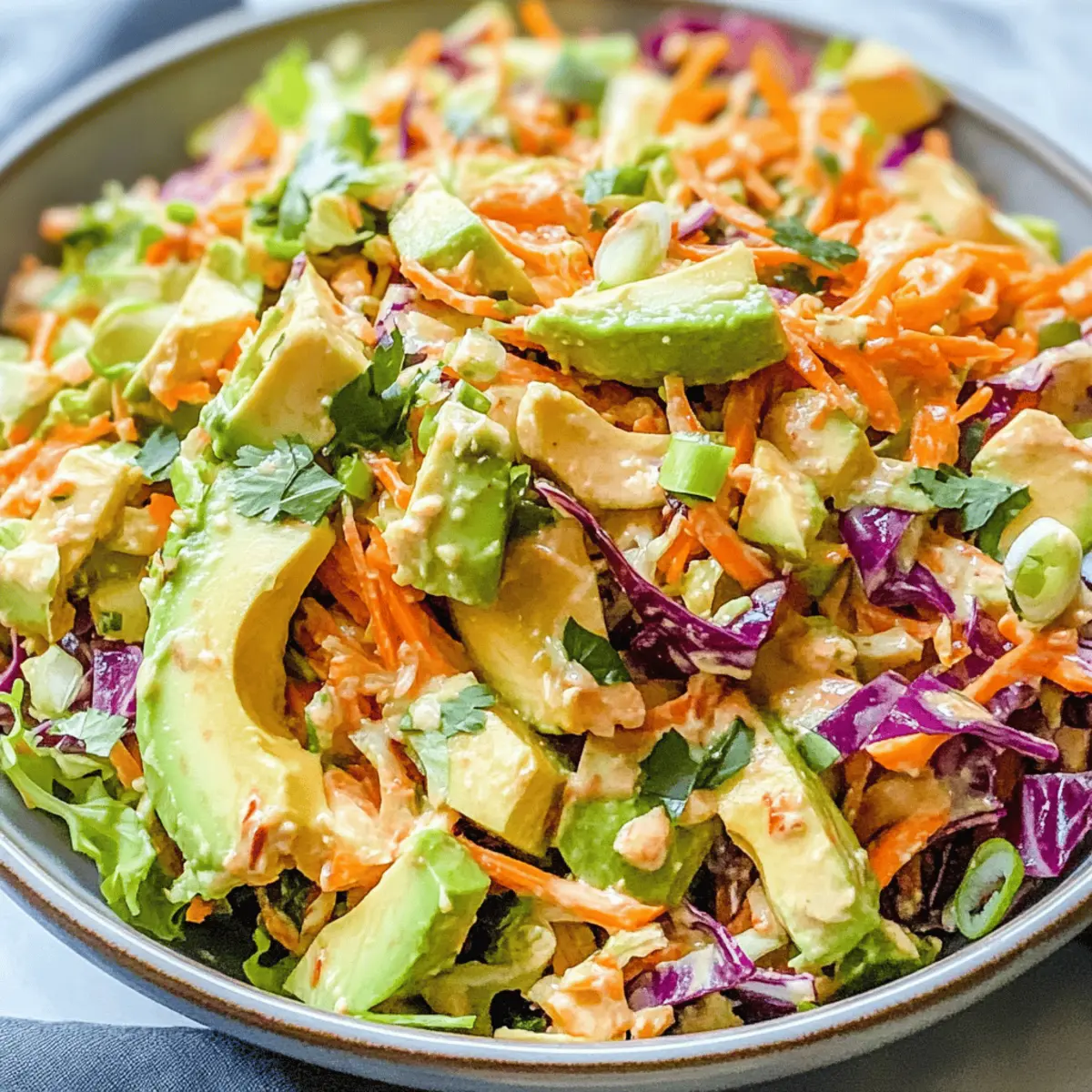 Vibrant Shredded Thai Salad with Avocado tk35jo