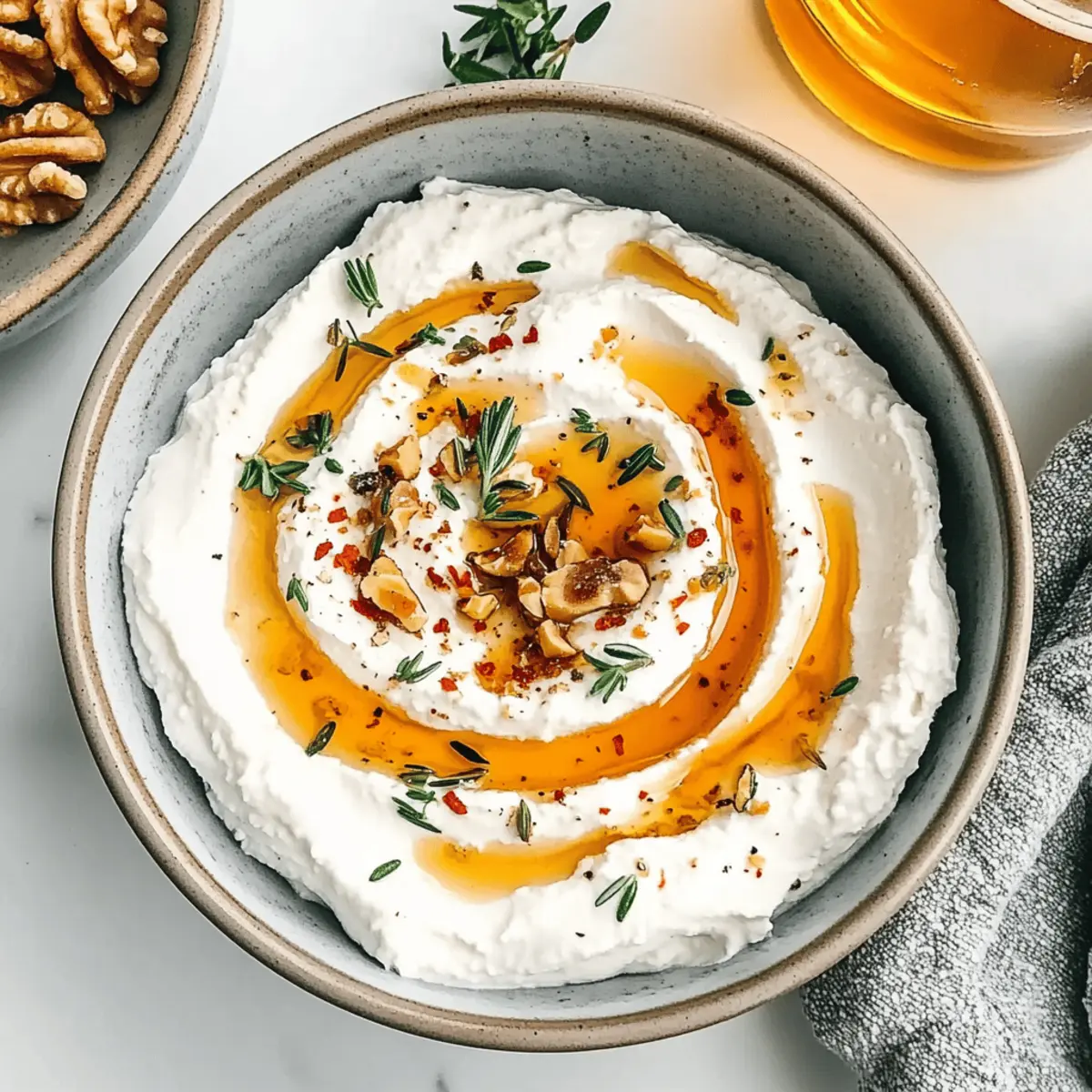Ricotta Dip with Hot Honey