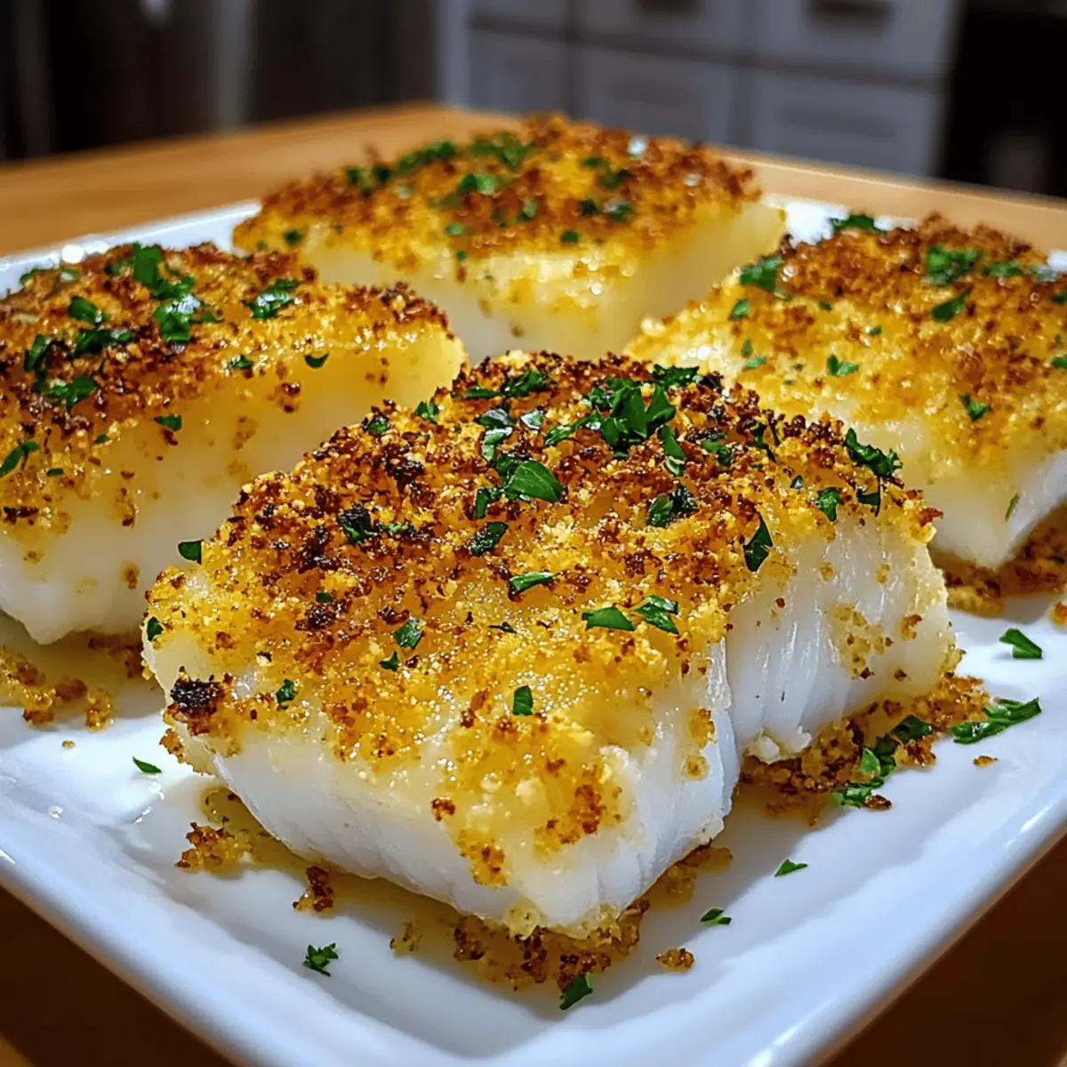 Easy Boston Baked Cod with Crispy Topping - Deliciously Quick