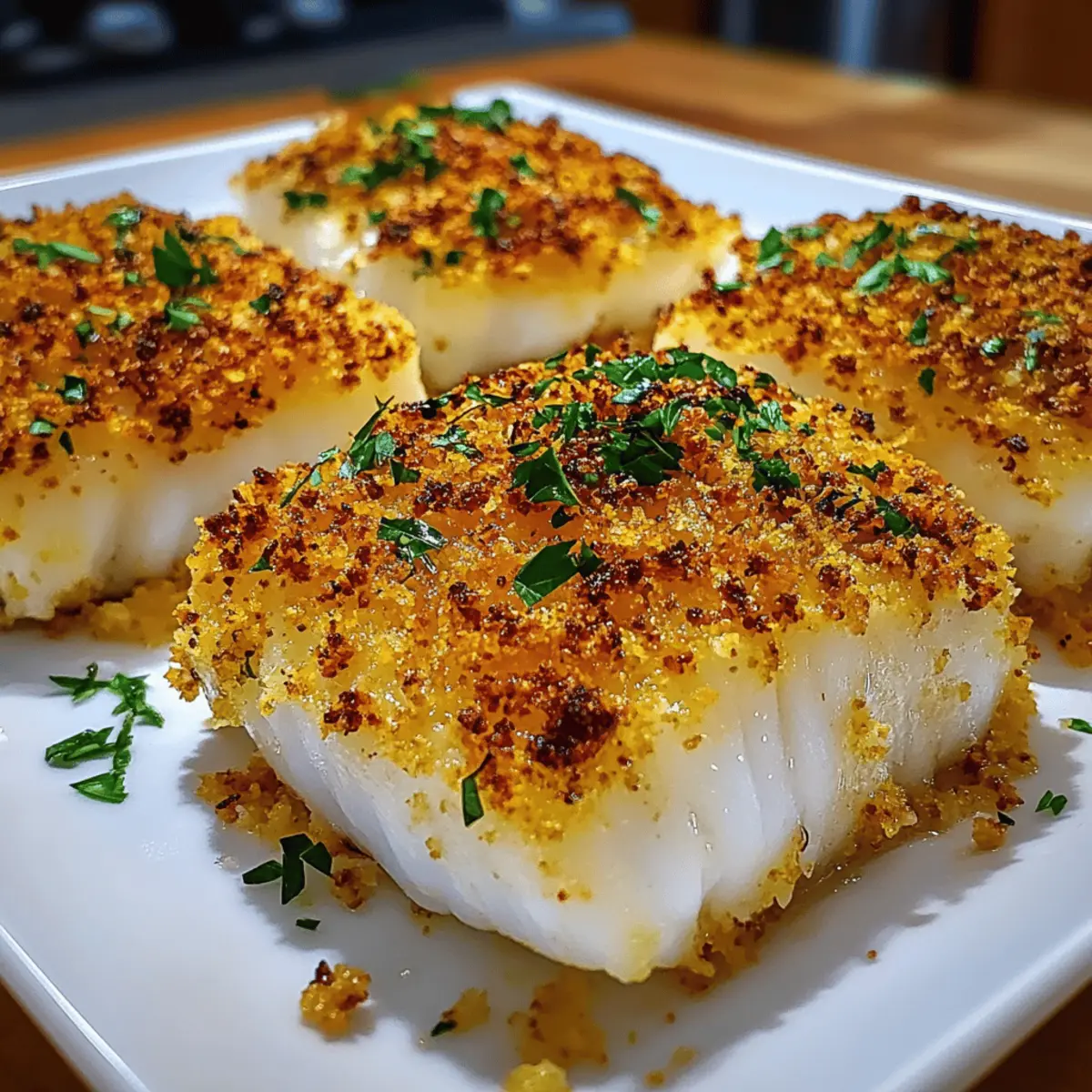 Boston Cod Easy Boston Baked Cod with Crispy Topping - Deliciously Quick