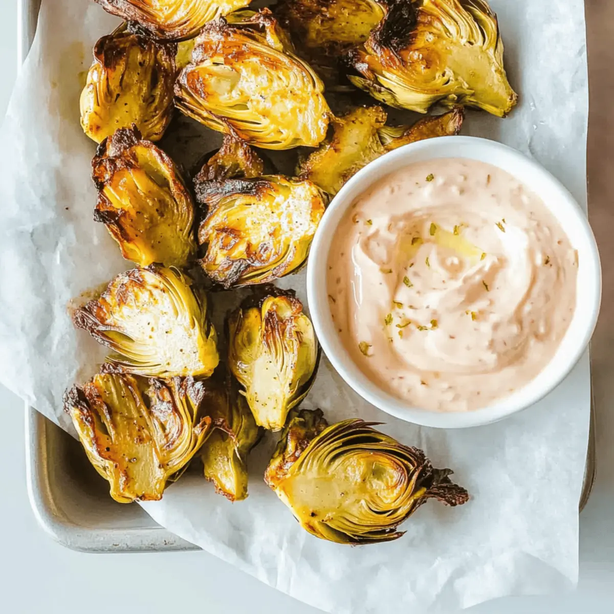 Crispy Air Fryer Artichoke Hearts with Garlic Aioli Bliss 4 Air Fryer Artichoke Hearts with Garlic Aioli