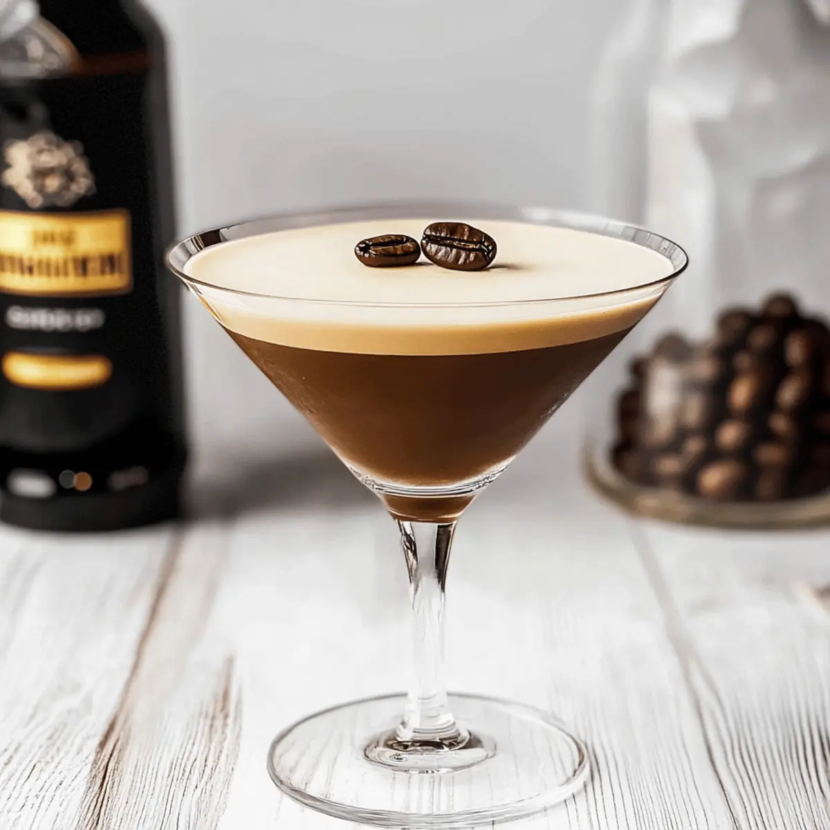Amaretto Espresso Martini scewit