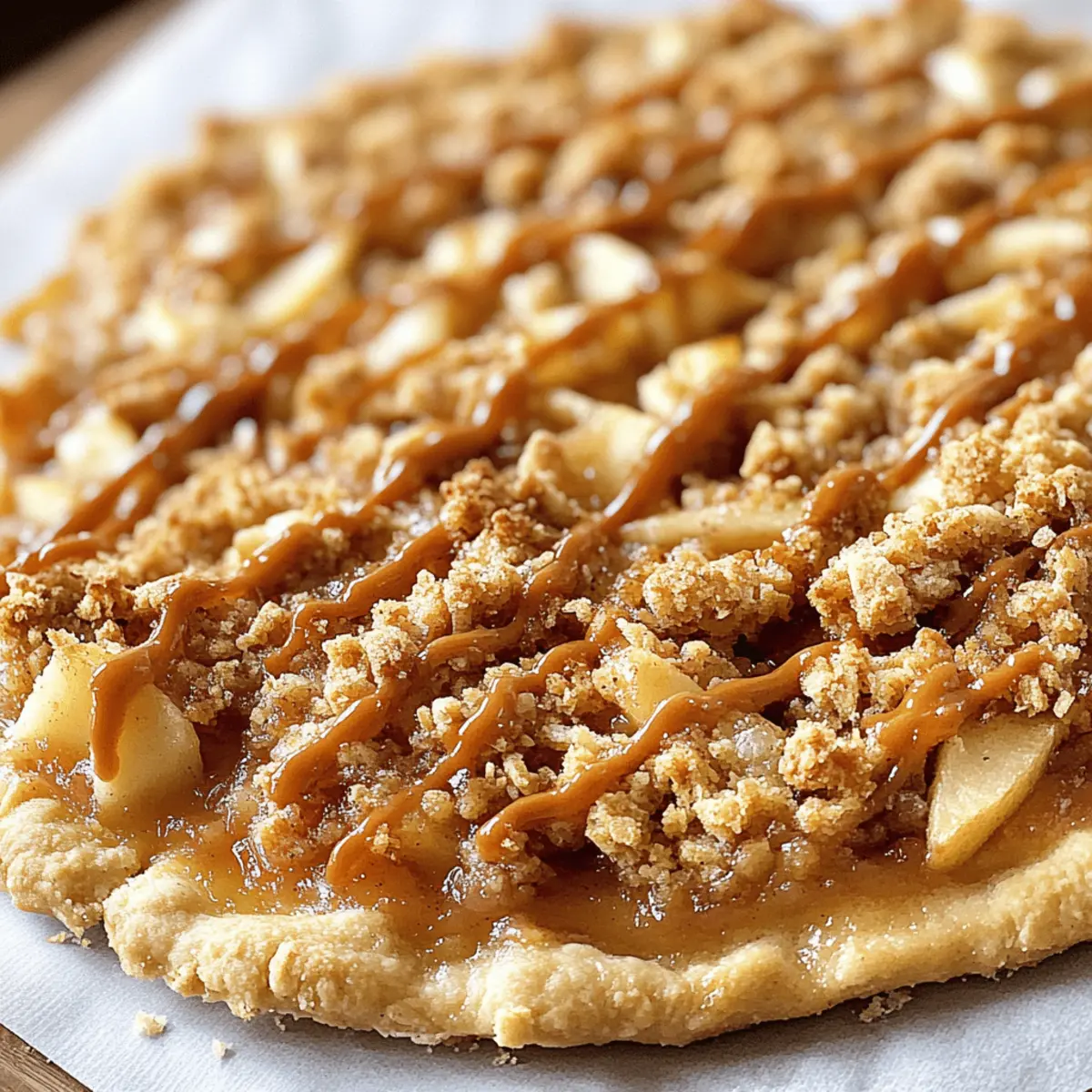 Irresistible Apple Crisp Pizza for Your Sweet Tooth Cravings 3 Apple Crisp Pizza gqtoee