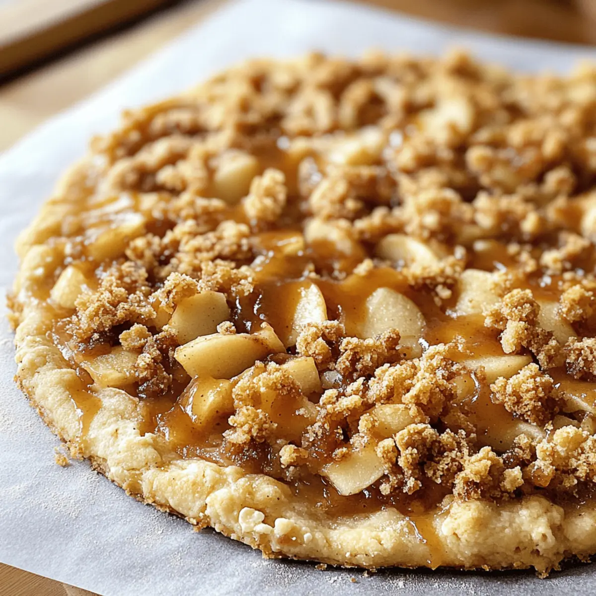 Irresistible Apple Crisp Pizza for Your Sweet Tooth Cravings 1 Apple Crisp Pizza odcczb