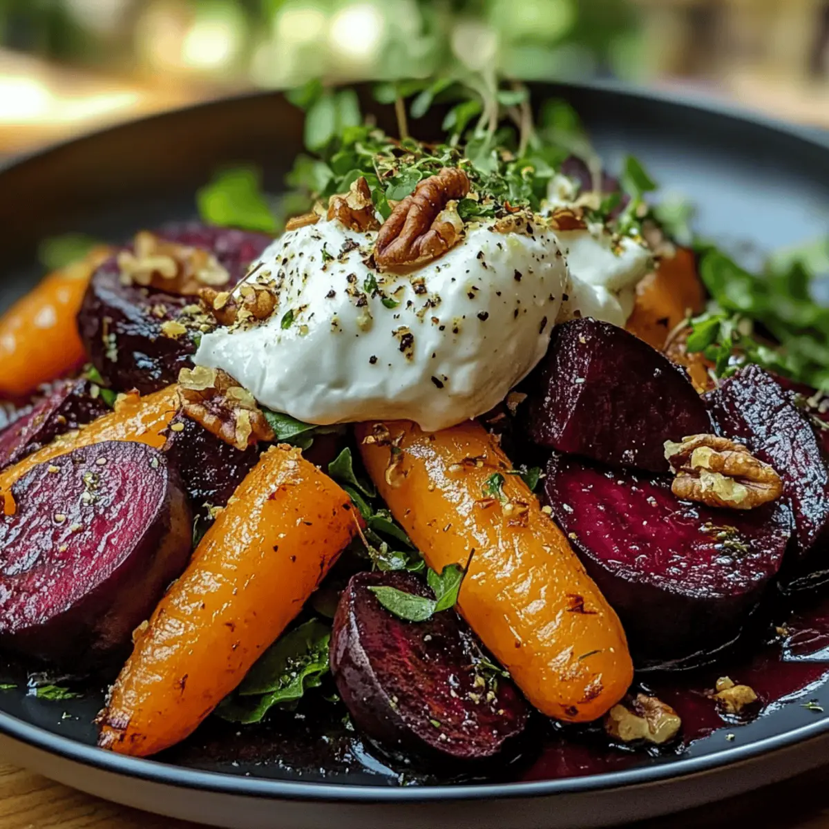 Beets and Carrots Salad with Burrata ga1mh4