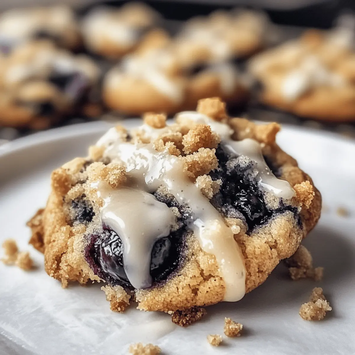 Blueberry Muffin Cookies with Streusel Topping qbj1n2