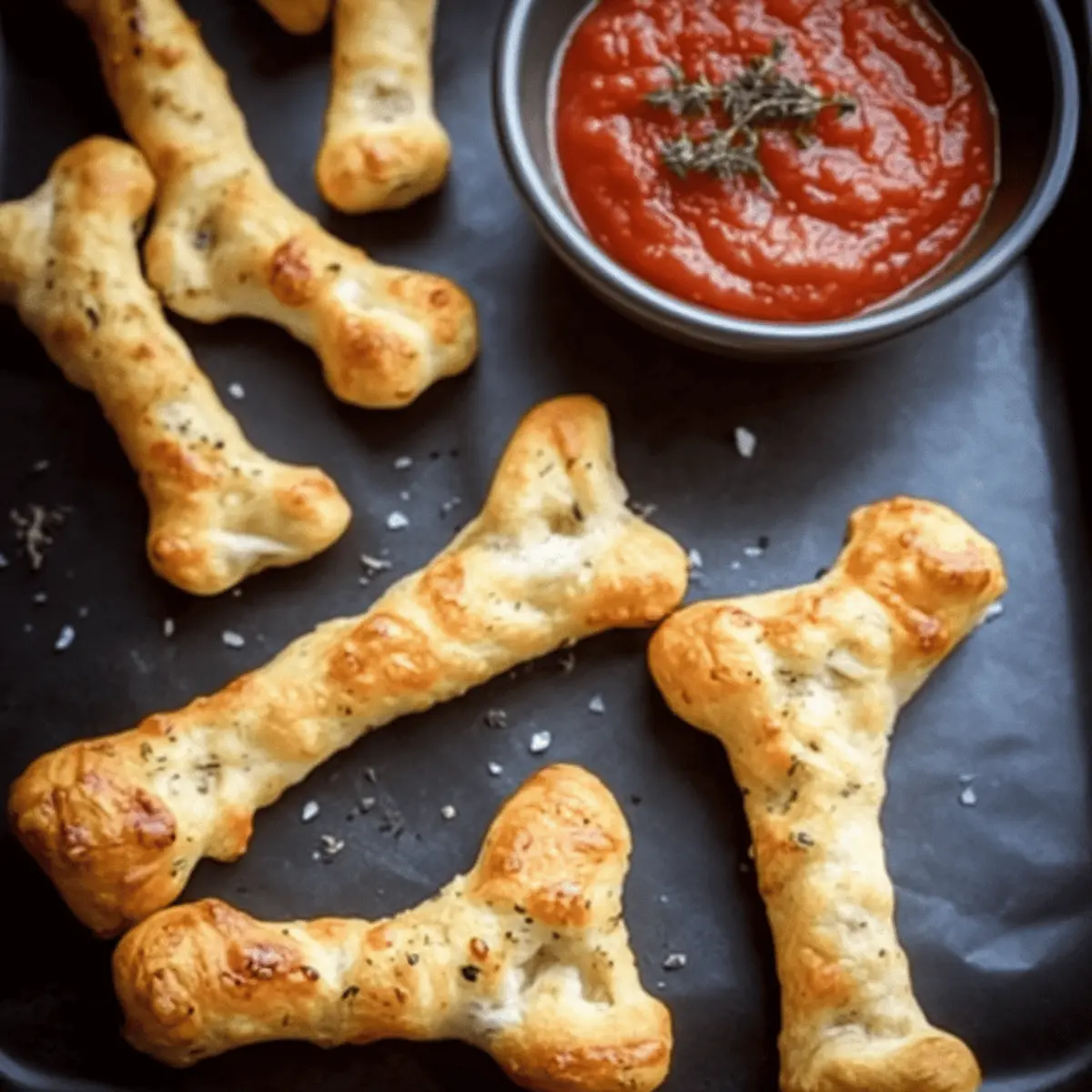Cheesy Halloween Breadstick Bones that Will Thrill Your Guests 4 Cheesy Halloween Breadstick Bones