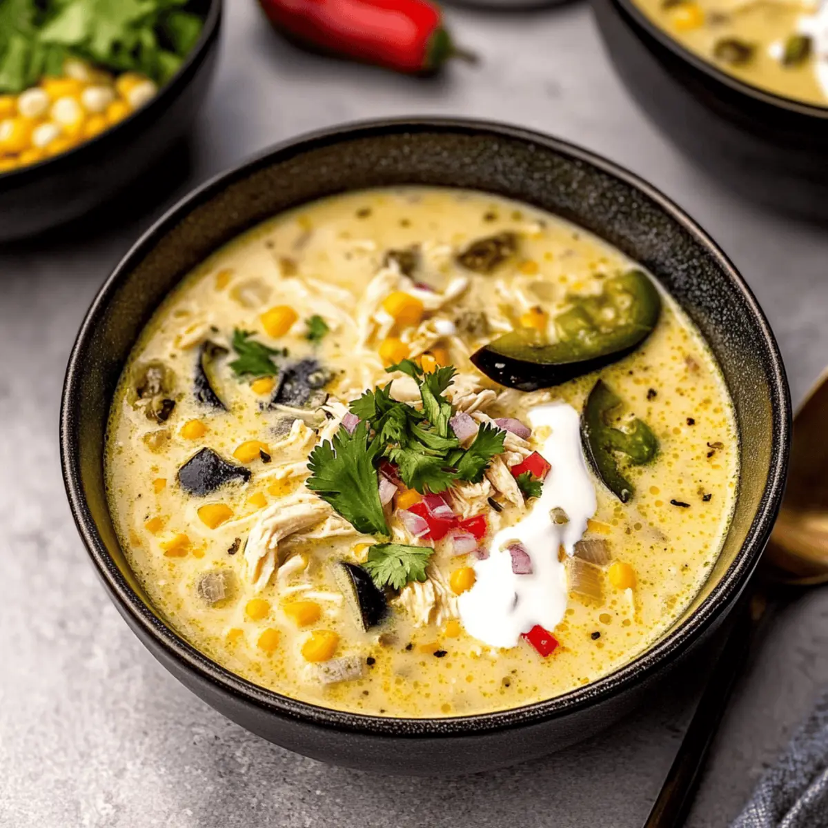 Chicken Poblano Soup m3qjmo