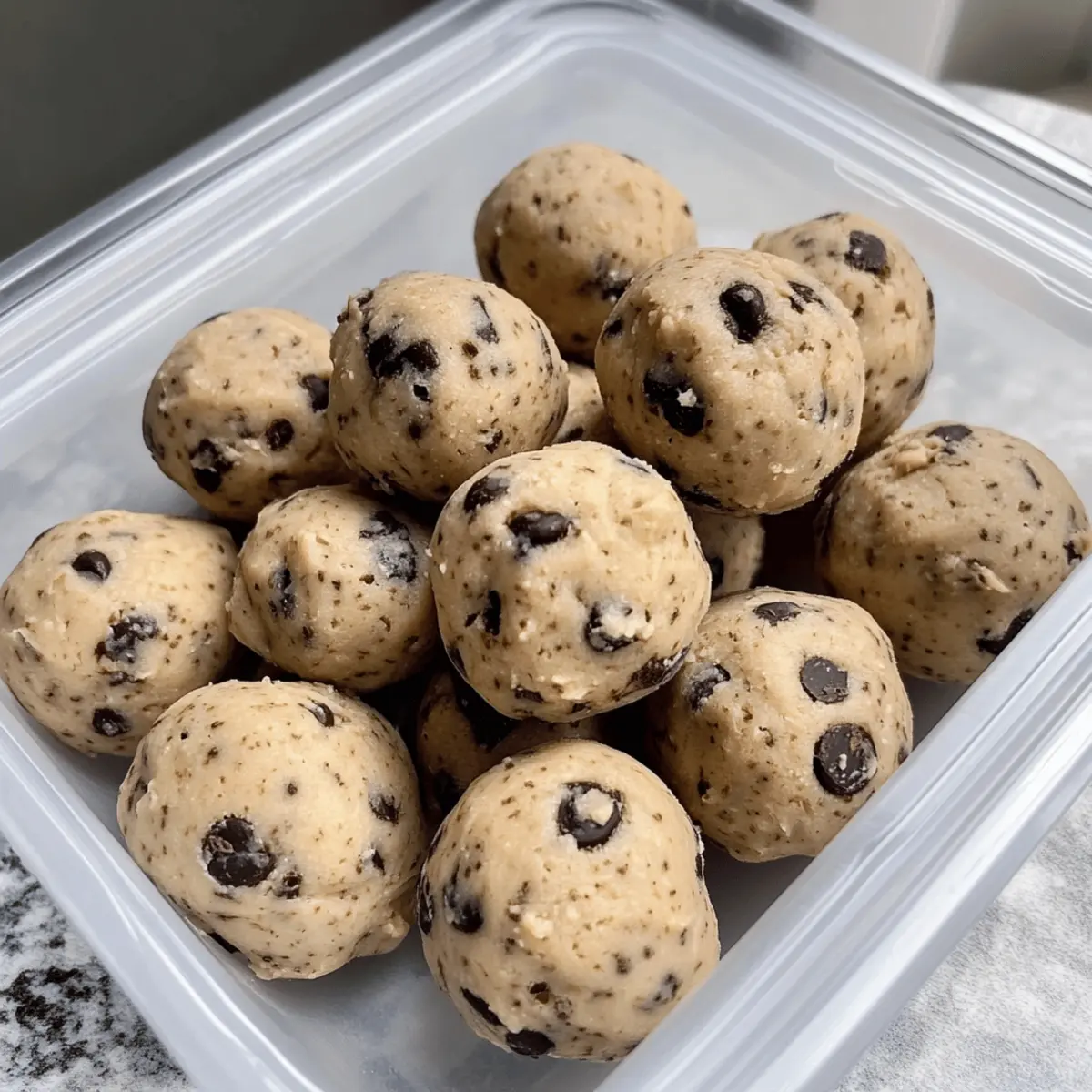 Cookie Dough Protein Balls wkqewh