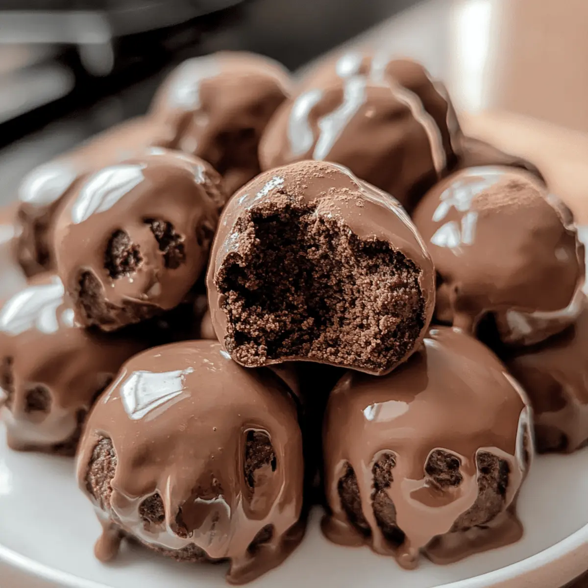 Cottage Cheese Brownie Batter Protein Bites rzoiut