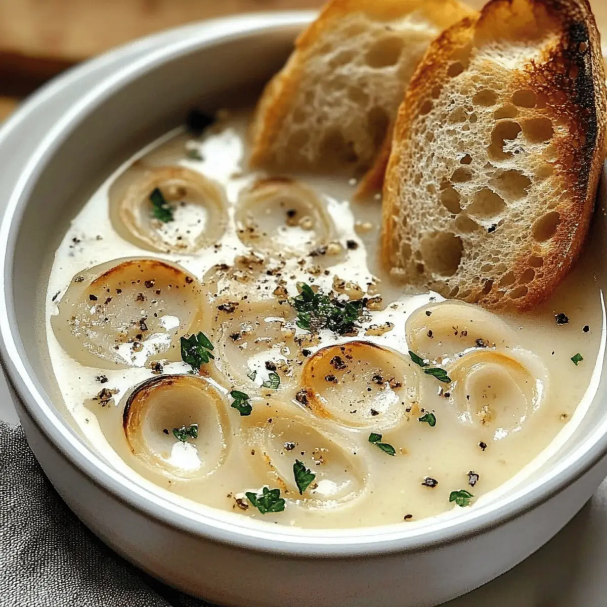 French Garlic Soup oayvsp