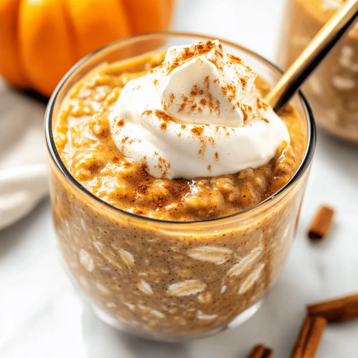 Pumpkin Pie Protein Overnight Oats for a Cozy Fall Breakfast 4 Pumpkin Pie Protein Overnight Oats