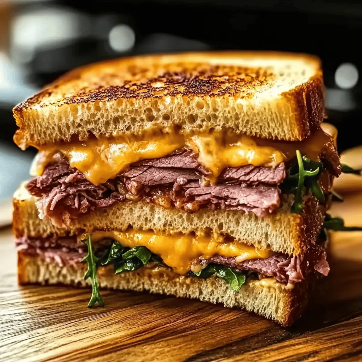 Heavenly Roast Beef & Cheddar Melt Sandwich Made Easy 4 Roast Beef & Cheddar Melt Sandwich