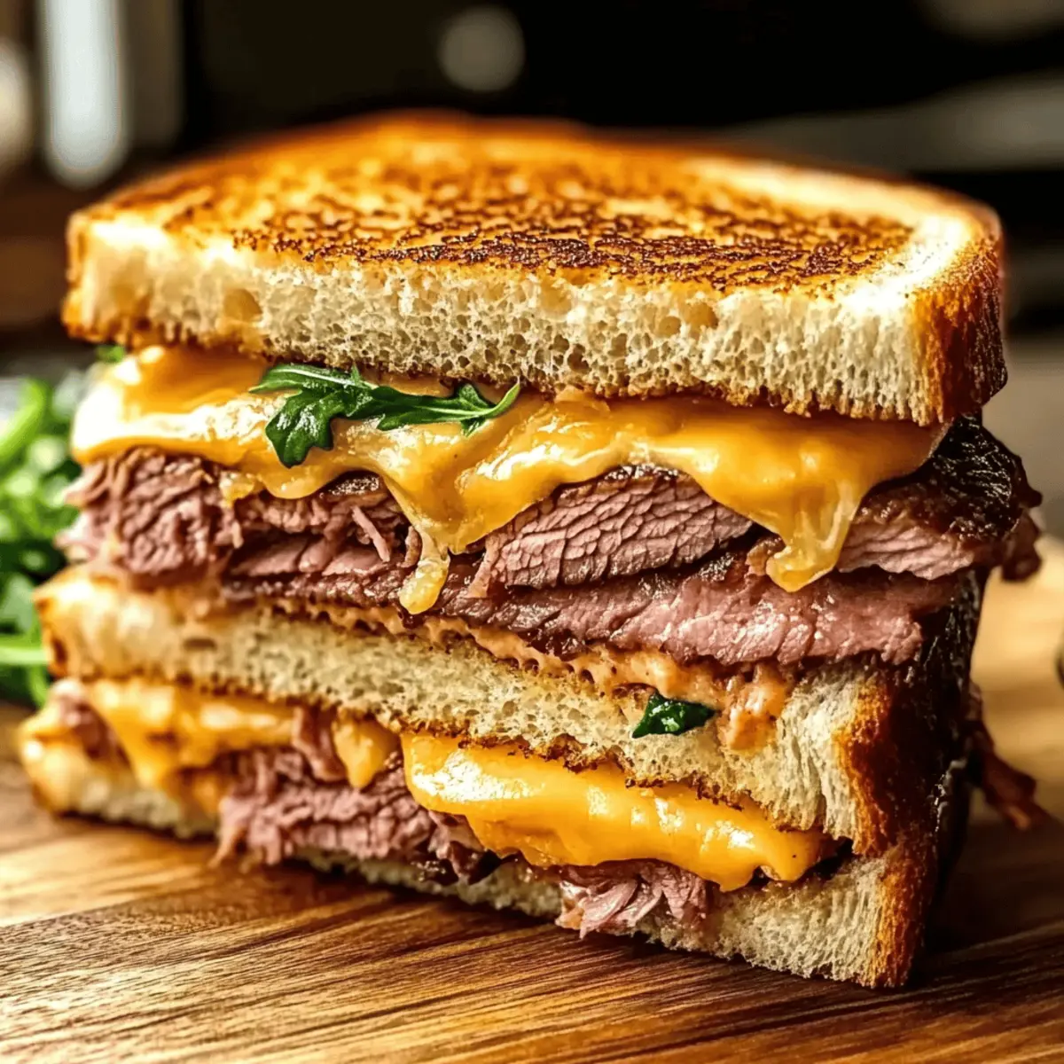 Heavenly Roast Beef & Cheddar Melt Sandwich Made Easy 1 Roast Beef Cheddar Melt Sandwich puh1hv