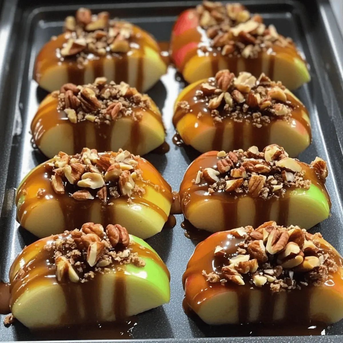 Sheet Pan Caramel Apples u70edi
