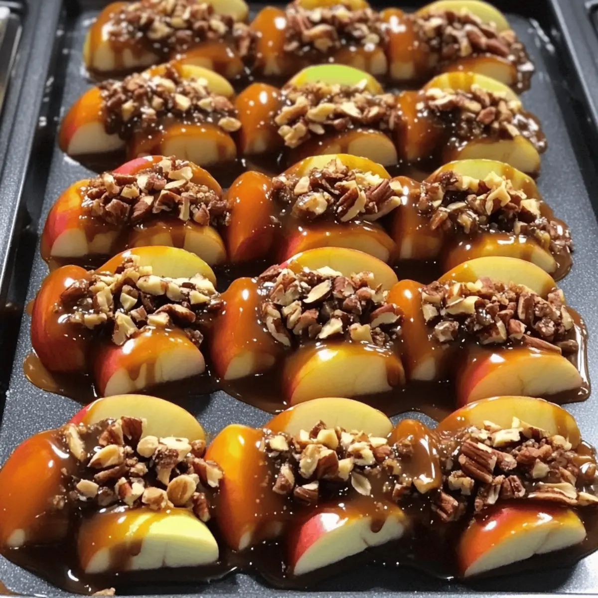 Sheet Pan Caramel Apples: Effortless Fall Delight at Home 4 Sheet Pan Caramel Apples