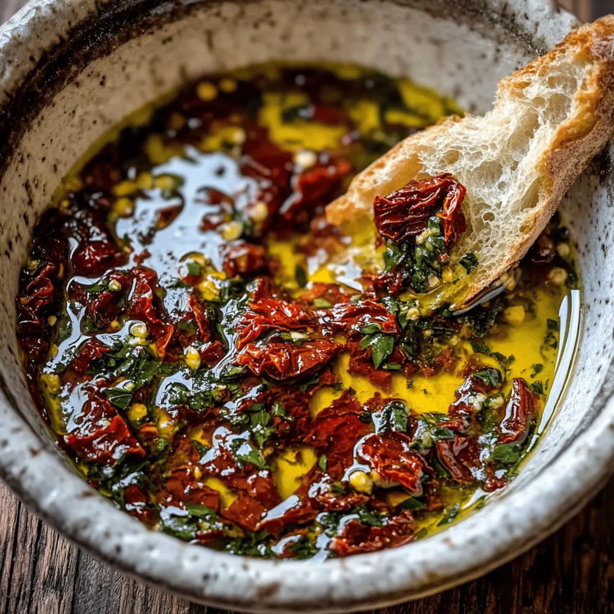 Tomato Olive Oil Bread Dip o2gqdc
