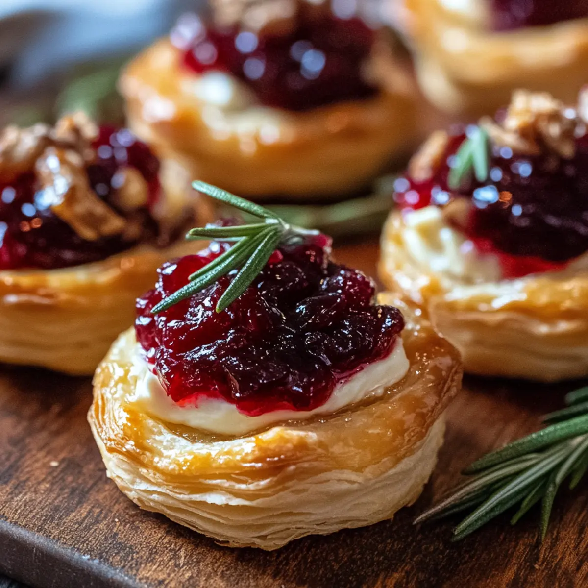 Irresistible Baked Cranberry Brie Bites for Your Holiday Table 4 Baked Cranberry Brie Bites