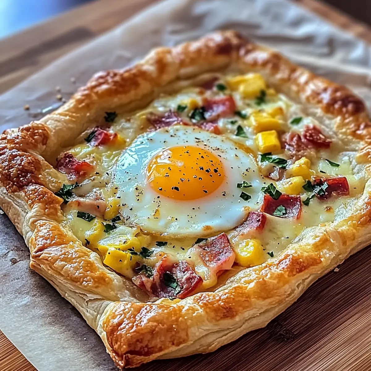 Puff Pastry Breakfast Pizza: Your Flaky, Savory Morning Treat 4 Puff Pastry Breakfast Pizza