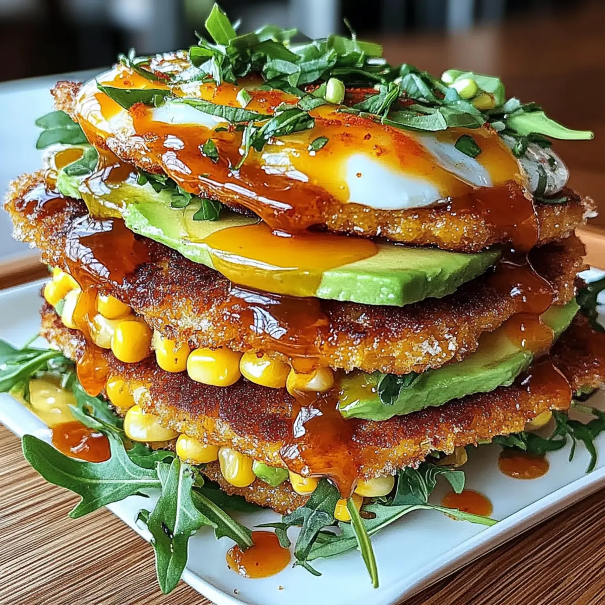 Corn Fritter Breakfast Sandwiches: A Wholesome Morning Treat 4 Corn Fritter Breakfast Sandwiches