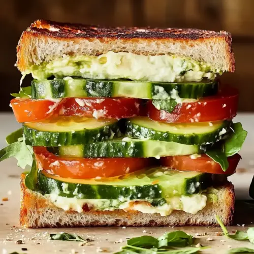 Cucumber & Avocado Sandwich