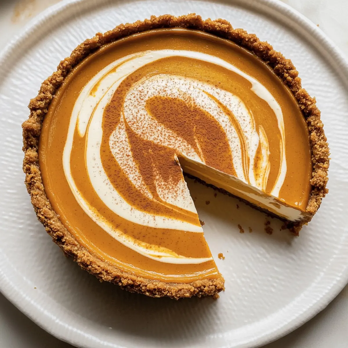 Pumpkin Swirl Gingersnap Cheesecake for Cozy Fall Nights 4 Pumpkin Swirl Gingersnap Cheesecake