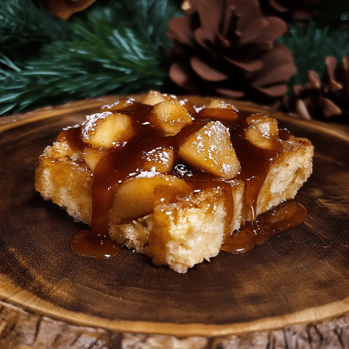 Cardamom Pear Bread Pudding