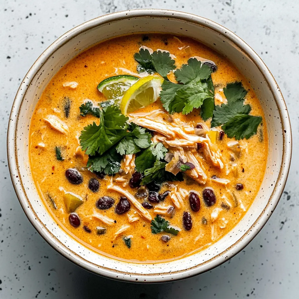 Chicken Poblano and Black Bean Soup qj13y7